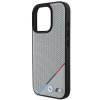 BMW BMHMP16L23PUPDG iPhone 16 Pro 6.3 szary/grey hardcase M Perforated Tricolor Line MagSafe
