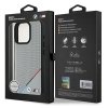 BMW BMHMP16L23PUPDG iPhone 16 Pro 6.3 szary/grey hardcase M Perforated Tricolor Line MagSafe