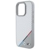 BMW BMHMP16L23PUDTS iPhone 16 Pro 6.3 szary/grey hardcase M Carbon Tricolor Line MagSafe