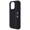 BMW BMHMP16X23SHEB iPhone 16 Pro Max 6.9 czarny/black hardcase Silicone Hexagon Blue Line MagSafe