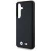 Etui BMW Leather Carbon MagSafe do       Samsung Galaxy S25+ czarny