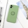 Beline Etui Silicone Ring iPhone 12 minigreen apple