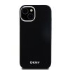 DKNY DKHMP15MSMCHLK iPhone 15 Plus / 14Plus 6.7 czarny/black hardcase Liquid Silicone Small Metal Logo MagSafe