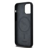 DKNY DKHMP12MSNYACH iPhone 12/12 Pro6.1 czarny/black hardcase Liquid Silicone White Printed Logo MagSafe