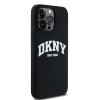 DKNY DKHMP13XSNYACH iPhone 13 Pro Max 6.7 czarny/black hardcase Liquid Silicone White Printed Logo MagSafe