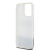 DKNY DKHCP15LLBNAET iPhone 15 Pro6.1 biały/white hardcase Liquid Glitter Big Logo