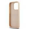 DKNY DKHCP15LPRTHSLP iPhone 15 Pro6.1 różowy/pink hardcase Leather Mono Stripe & Metal Logo