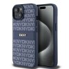 DKNY DKHCP15SPRTHSLB iPhone 15 / 14 / 136.1 niebieski/blue hardcase Leather Mono Stripe & Metal Logo