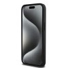 DKNY DKHMP15XPSHRPSK iPhone 15 Pro Max6.7 czarny/black hardcase Leather Monogram Pattern Metal Logo MagSafe