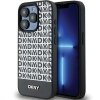 DKNY DKHMP15XPSOSPK iPhone 15 Pro Max6.7 czarny/black hardcase Leather Printed Pattern Metal Logo MagSafe