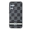 DKNY DKHCS24SPCPTSSK S24 S921czarny/black hardcase Leather Checkered Mono Pattern & Printed Stripes