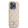 DKNY DKHCP15XPCPTSSP iPhone 15 Pro Max6.7 różowy/pink hardcase Leather Checkered Mono Pattern & Printed Stripes