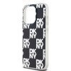 DKNY DKHCP15LHDLCEK iPhone 15 Pro6.1 czarny/black hardcase IML Checkered Mono Pattern