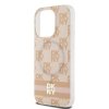 DKNY DKHMP15XHCPTSP iPhone 15 Pro Max6.7 różowy/pink hardcase IML Checkered Mono Pattern & Printed Stripes MagSafe