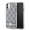 DKNY DKHMN61HCPTSE iPhone 11 / Xr6.1 beżowy/beige hardcase IML Checkered Mono Pattern & Printed Stripes MagSafe