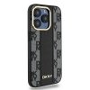 DKNY DKHMP15LPCPVSLK iPhone 15 Pro6.1 czarny/black hardcase Leather Checkered Mono Pattern MagSafe