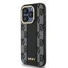 DKNY DKHMP15XPCPVSLK iPhone 15 Pro Max6.7 czarny/black hardcase Leather Checkered Mono Pattern MagSafe