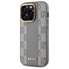 DKNY DKHMP14LPCPVSLE iPhone 14 Pro6.1 beżowy/beige hardcase Leather Checkered Mono Pattern MagSafe