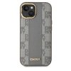 DKNY DKHMP15SPCPVSLE iPhone 156.1 beżowy/beige hardcase Leather Checkered Mono Pattern MagSafe