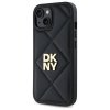 DKNY DKHCP14SPQDSLK iPhone 14 6.1       czarny/black Quilted Stack Logo