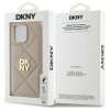 DKNY DKHCP14XPQDSLE iPhone 14 Pro Max    6.7 beżowy/beige Quilted Stack Logo