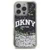 DKNY DKHCP16XLBNAEK iPhone 16 Pro Max    6.9 czarny/black hardcase Liquid Glitter Arch Logo