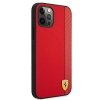 Ferrari FESAXHCP12LRE iPhone 12 Pro Max 6,7 czerwony/red hardcase On Track Carbon Stripe