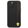 Ferrari FESAXHCP13SBK iPhone 13 mini 5,4 czarny/black hardcase On Track Carbon Stripe