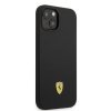 Ferrari FEHMSIP14MBK iPhone 14 Plus / 15 Plus 6.7 czarny/black hardcase Silicone Metal Logo Magsafe