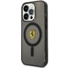 Ferrari FEHMP14XURKK iPhone 14 Pro Max 6.7 czarny/black hardcase Translucent Magsafe