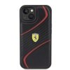 Ferrari FEHCP15SPTWK iPhone 15 / 14 / 13 6.1 czarny/black hardcase Twist Metal Logo