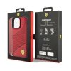 Ferrari FEHCP15XPWAR iPhone 15 Pro Max 6.7 czerwony/red hardcase Perforated Waves Metal Logo