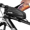 WILDMAN Etui/sakwa na ramę roweru EX 1L  uchwyt rowerowy czarna/black