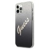 Guess GUHCP12LPCUGLSBK iPhone 12 Pro Max6,7 czarny/black hardcase Glitter Gradient Script