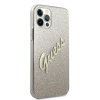Guess GUHCP12MPCUGLSGO iPhone 12/12 Pro6,1 złoty/gold hardcase Glitter Gradient Script