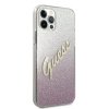 Guess GUHCP12MPCUGLSPI iPhone 12/12 Pro6,1 różowy/pink hardcase Glitter Gradient Script