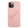 Guess GUHCP12LLSVSPI iPhone 12 Pro Max6,7 różowy/pink hardcase Script Vintage