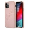 Guess GUHCP12LRSAVSRG iPhone 12 Pro Max6,7 różowy/pink hardcase Saffiano Vintage Script