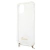 Guess GUHCP12MKC4GSGO iPhone 12/12 Pro6,1 Transparent hardcase 4G Gold Chain