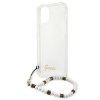 Guess GUHCP12MKPSWH iPhone 12/12 Pro 6,1 Transparent hardcase White Pearl