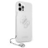 Guess GUHCP12LKS4GSI iPhone 12 Pro Max 6,7 Transparent hardcase 4G Silver Charms Collection