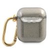 Guess GUA2UCG4GK AirPods 1/2 coverczarny/black Glitter Collection