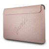 Guess Sleeve GUCS13PUSASPI 13 różowy/pink Saffiano Script