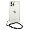 Guess GUHCP12MKPSBK iPhone 12/12 Pro 6,1 Transparent hardcase Black Pearl