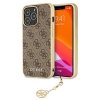 Guess GUHCP13XGF4GBR iPhone 13 Pro Max 6,7 brązowy/brown hardcase 4G Charms Collection