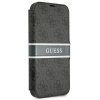 Guess GUBKP13S4GDGR iPhone 13 mini 5,4 szary/grey book 4G Stripe