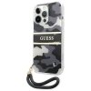Guess GUHCP13XKCABBK iPhone 13 Pro Max6,7 czarny/black hardcase Camo Strap Collection