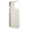Guess GUHCP13LLS4GGWH iPhone 13 Pro / 13 6,1 biały/white hard case Silicone 4G Logo
