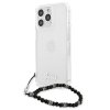 Guess GUHCP13XKPSBK iPhone 13 Pro Max6,7 Transparent hardcase Black Pearl