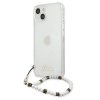Guess GUHCP13SKPSWH iPhone 13 mini 5,4 Transparent hardcase White Pearl